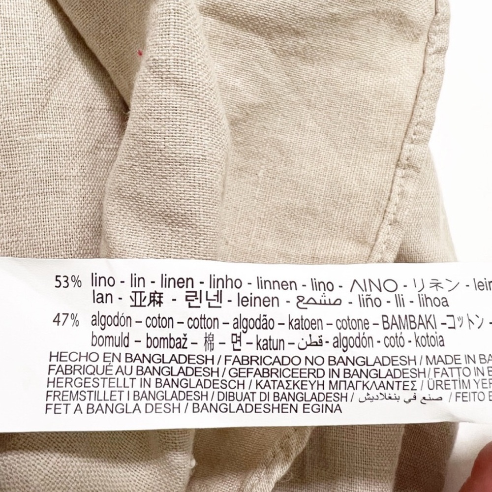 Zara Rustic Linen Dress - Picture 11 of 12